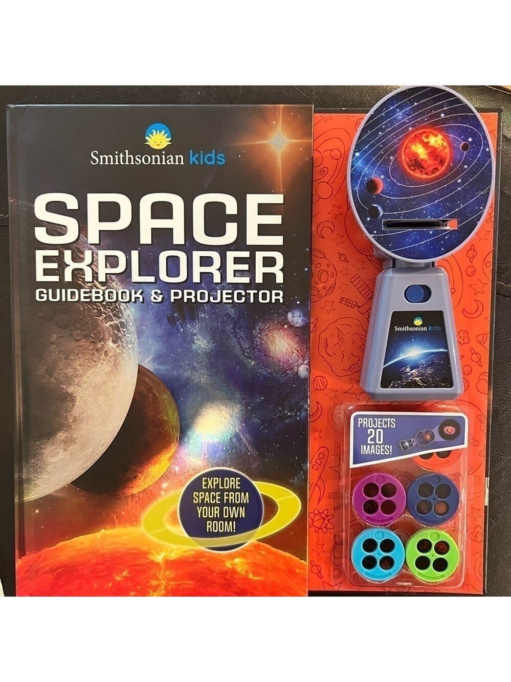 Smithsonian Kids: Space Explorer Guide Book & Projector Movie Theater Storybook
